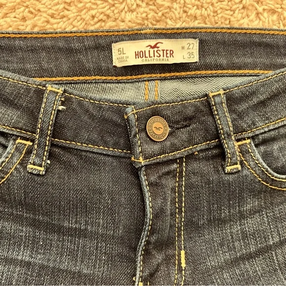 Hollister boot, cut low rise jeans, size 5L,inseam 33” NWOT - Picture 5 of 5